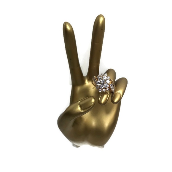 HSN Absolute Cubic Zirconia Sterling Cocktail Ring - Picture 4 of 8